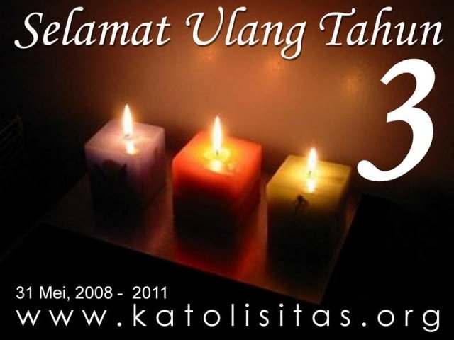 3 tahun katolisitas