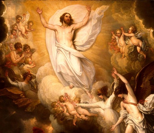 Kristus yang Naik ke Sorga dan Duduk di Sisi Kanan Allah Bapa yang Maha Kuasa