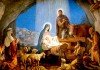 Apakah Yesus tinggal dalam keluarga kita? Sumber gambar: http://fr.forwallpaper.com/wallpaper/nativity-scene-the-birth-476099.html