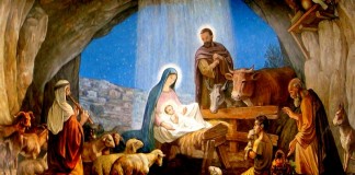 Apakah Yesus tinggal dalam keluarga kita? Sumber gambar: http://fr.forwallpaper.com/wallpaper/nativity-scene-the-birth-476099.html