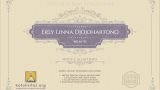 Certificate for User Erly Linna Djojohartono