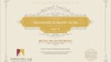 Certificate for User Fransiskus Mawi Alim