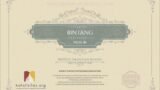 Certificate for User BINTANG