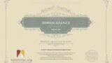 Certificate for User irwan afandi