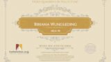 Certificate for User Bibiana Wungleding