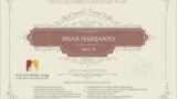 Certificate for User Irene Harijanto