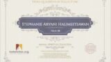 Certificate for User Stephanie Aryani Halimsetiawan