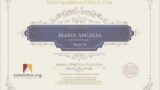 Certificate for User Maria angelia