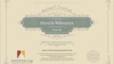 Certificate for User Handi Wirajaya