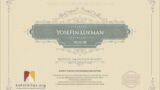 Certificate for User Yosefin lukman