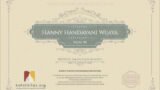 Certificate for User Hanny Handayani Wijaya