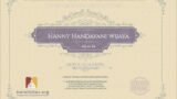 Certificate for User Hanny Handayani Wijaya