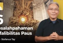 6 Kesalahpahaman infalibilitas Paus