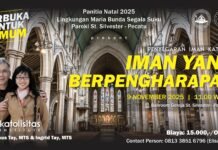 PENYEGARAN IMAN KATOLIK IMAN YANG BERPENGHARAPAN